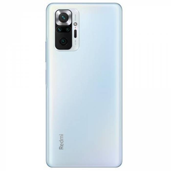 Telefon Mobil Xiaomi Redmi Note 10 Pro (2021) Dual SIM, 128GB, 6GB RAM, 4G, Glacier Blue