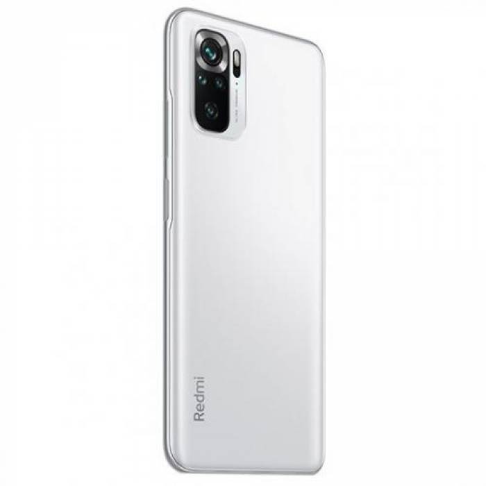 Telefon Mobil Xiaomi Redmi Note 10S Dual SIM, 64GB, 6GB RAM, 4G, Pebble White