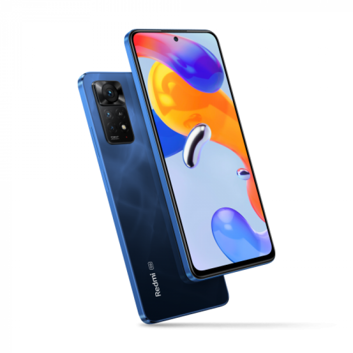 Telefon mobil Xiaomi Redmi Note 11 Pro 5G, Dual SIM, 128GB, 6GB RAM, 5G, Atlantic Blue