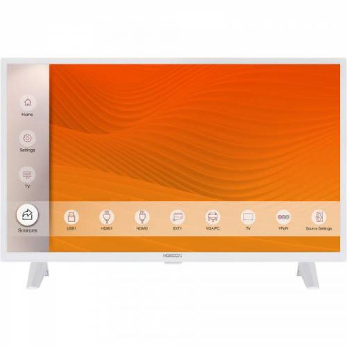 Televizor LED Horizon 32HL6301H/B Seria HL6301H/B, 32inch, HD Ready, White