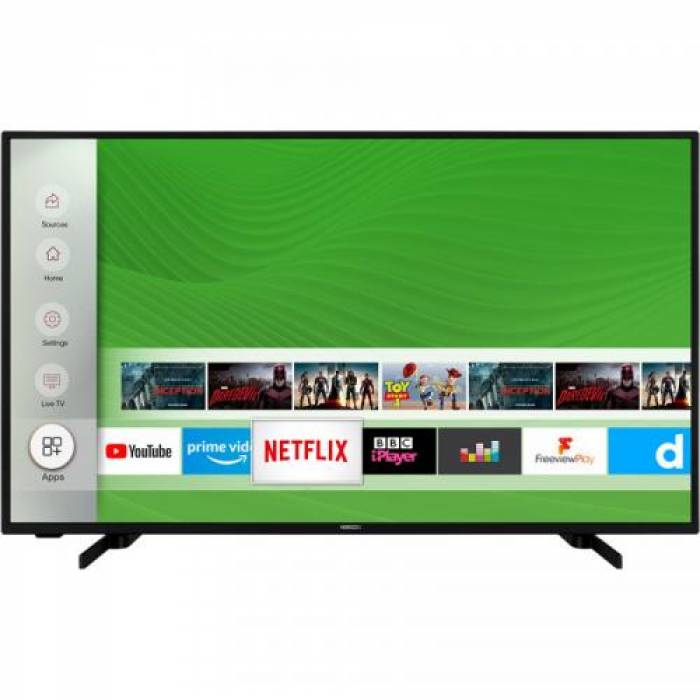 Televizor LED Horizon Smart 43HL7530U/B Seria HL7530U/B, 43inch, Ultra HD, Black