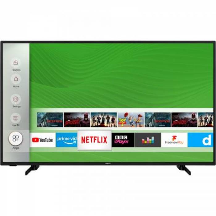 Televizor LED Horizon Smart 50HL7530U/B Seria HL7530U/B, 50inch, Ultra HD, Black