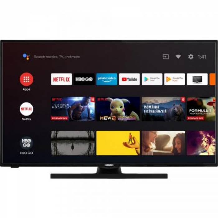 Televizor LED Horizon Smart Android 43HL7390F/B Seria HL7390F/B, 43inch, Full HD, Black