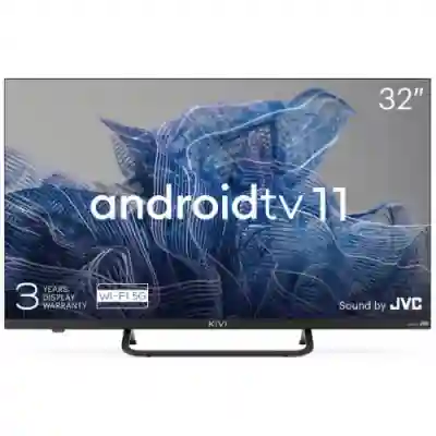 Televizor LED KIVI Smart 32F750NB Seria F750NB, 32inch, Full HD, Black
