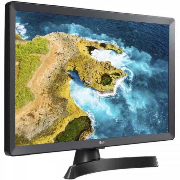 Televizor LED LG Smart 24TQ510S-PZ  Seria TQ510S-PZ, 23.6inch, HD, Black
