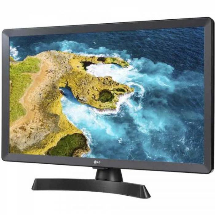 Televizor LED LG Smart 24TQ510S-PZ  Seria TQ510S-PZ, 23.6inch, HD, Black