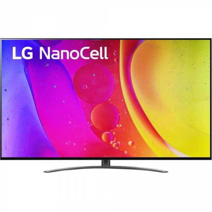 Televizor LED LG Smart 65NANO813QA Seria NANO813QA, 65inch, Ultra HD 4K, Grey