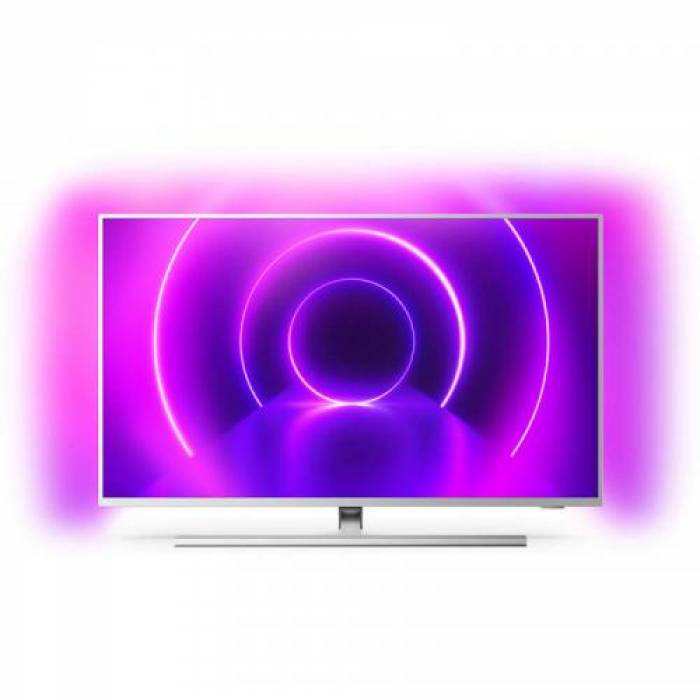 Televizor LED Philips 50PUS8505/12, Seria PUS8505/12, 50inch, Ultra HD, Silver