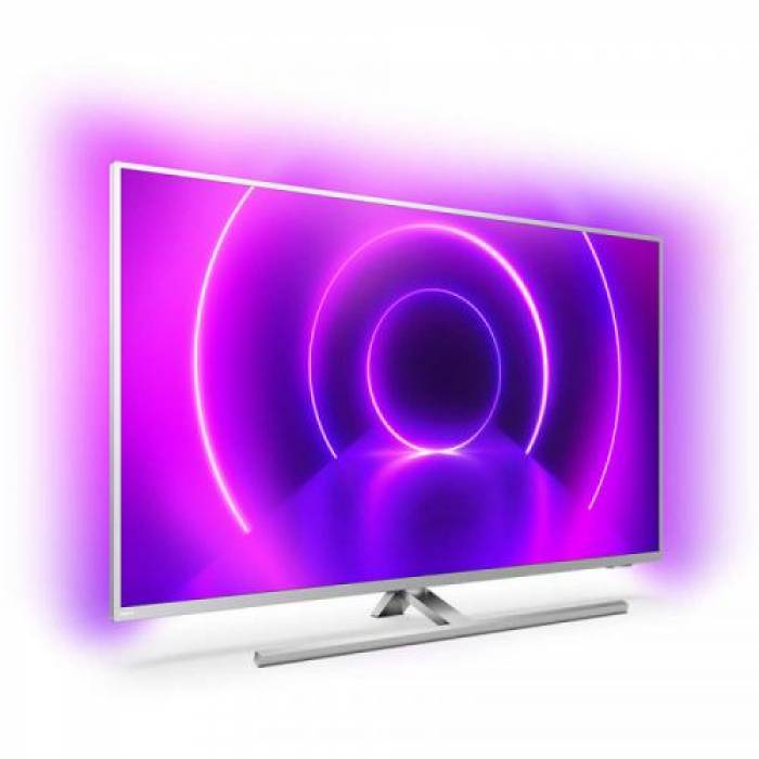 Televizor LED Philips 50PUS8505/12, Seria PUS8505/12, 50inch, Ultra HD, Silver