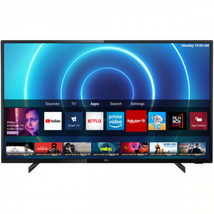 Televizor LED Philips Smart 43PUS7505/12 seria PUS7505/12, 43inch, UltraHD 4K, Black