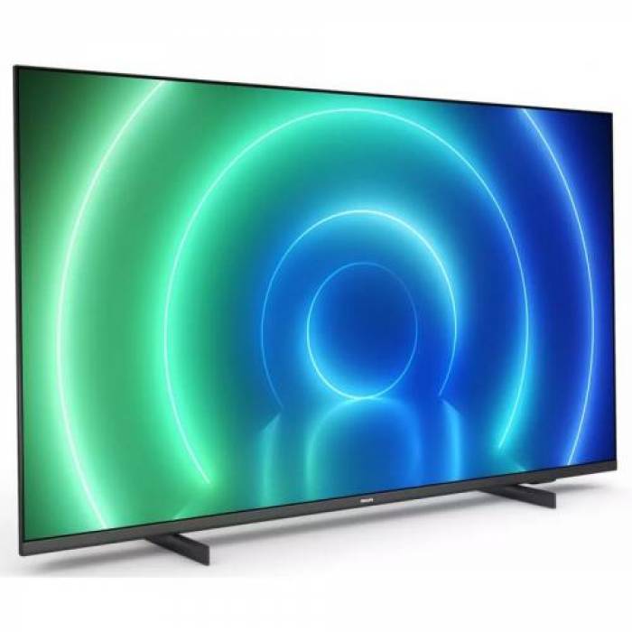 Televizor LED Philips Smart 43PUS7506/12 Seria PUS7506/12, 43inch, Ultra HD, Black