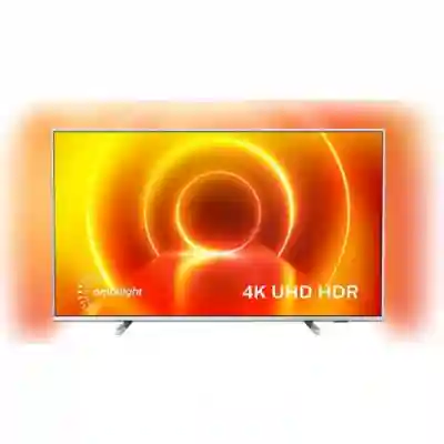 Televizor LED Philips Smart 43PUS7855/12 Seria PUS7855/12, 43inch, UHD, Silver