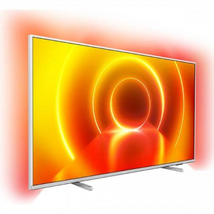 Televizor LED Philips Smart 43PUS7855/12 Seria PUS7855/12, 43inch, UHD, Silver