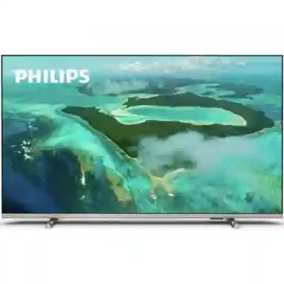 Televizor LED Philips Smart 50PUS7657/12 Seria PUS7657/12, 50inch, Ultra HD 4K, Silver