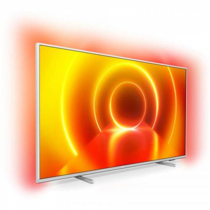 Televizor LED Philips Smart 50PUS7855/12 seria PUS7855, 50inch, UltraHD 4K, Silver