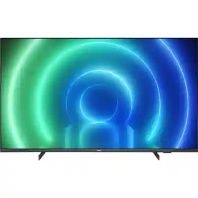 Televizor LED Philips Smart 55PUS7506/12 Seria PUS7506/12, 55inch, Ultra HD 4K, Black