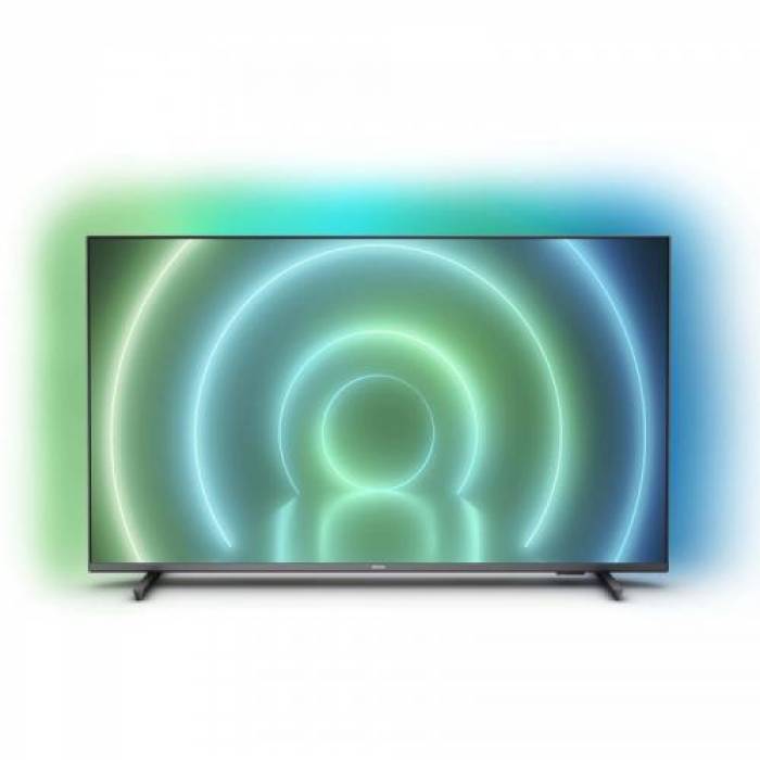 Televizor LED Philips Smart Android 43PUS7906/12 Seria PUS7906/12, 43inch, UHD, Grey