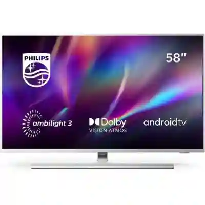 Televizor LED Philips Smart Android 43PUS8545/12 Seria PUS8545/12, 43inch, UHD, Silver