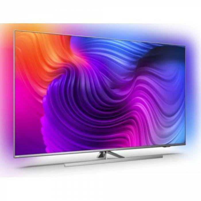 Televizor LED Philips Smart Android 65PUS8536/12 Seria PUS8536/12, 65inch, UHD, Silver
