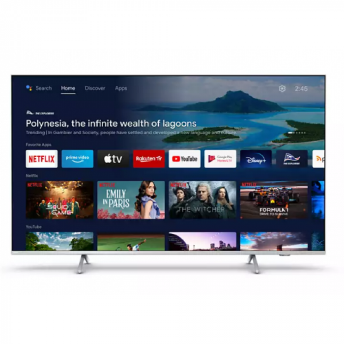 Televizor LED Philips The One Smart 50PUS8507/12 Seria PUS8507/12, 50inch, Ultra HD 4K, Silver