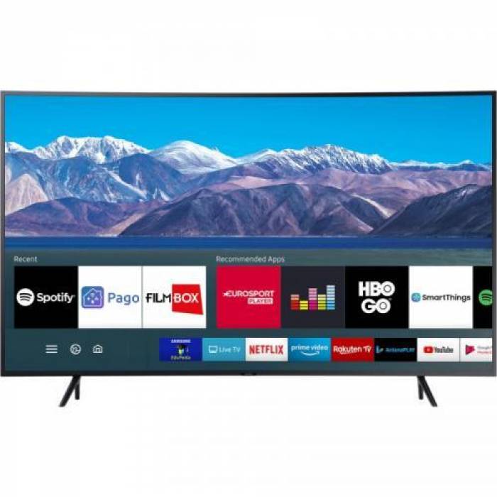 Televizor LED Samsung Smart Curbat UE55TU8372U Seria TU8372, 55inch, Ultra HD 4K, Black-Gray