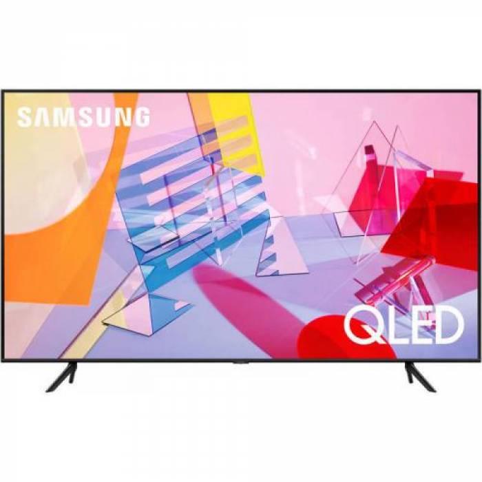 Televizor LED Samsung Smart QE55Q60TAUXXH Seria Q60TAUXXH, 55inch, Ultra HD, Black