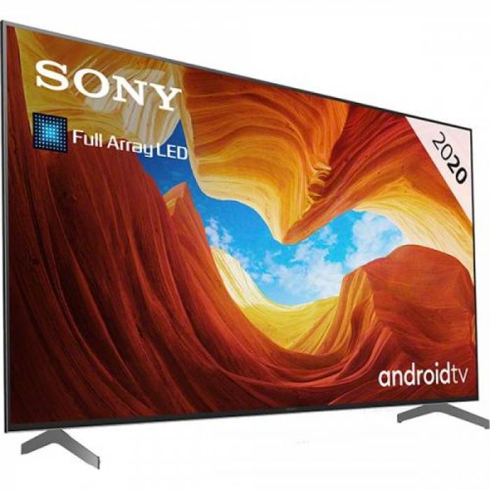 Televizor LED Sony KD-55XH9077 Seria XH9077, 55inch, Ultra HD 4K, Silver