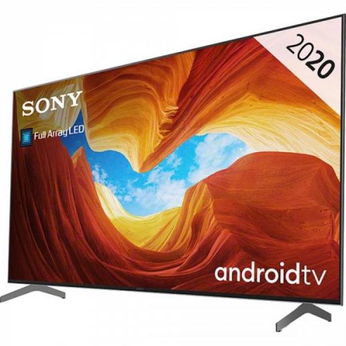 Televizor LED Sony KD-55XH9077 Seria XH9077, 55inch, Ultra HD 4K, Silver