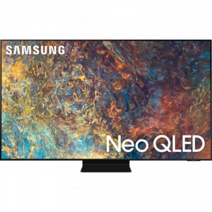 Televizor Neo QLED Samsung Smart 98QN90A Seria QN90A, 98inch, Ultra HD 4K, Black-Gray