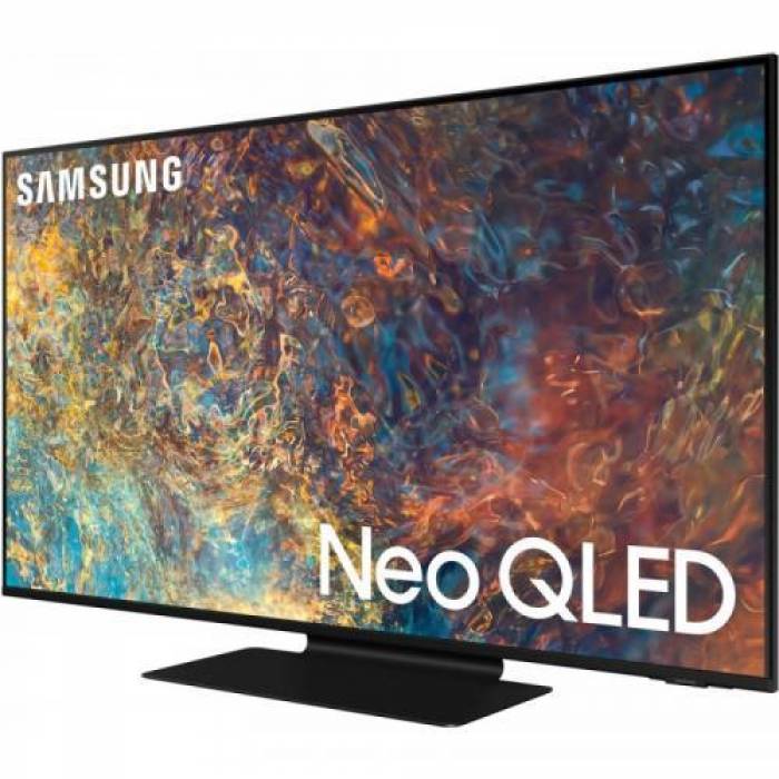 Televizor Neo QLED Samsung Smart 98QN90A Seria QN90A, 98inch, Ultra HD 4K, Black-Gray