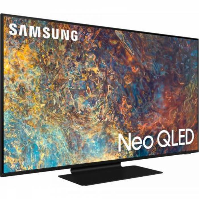 Televizor Neo QLED Samsung Smart 98QN90A Seria QN90A, 98inch, Ultra HD 4K, Black-Gray