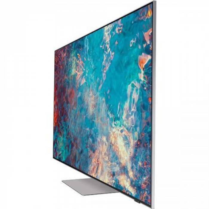 Televizor Neo QLED Samsung Smart QE55QN85A Seria QN85A, 55inch, Ultra HD 4K, Silver