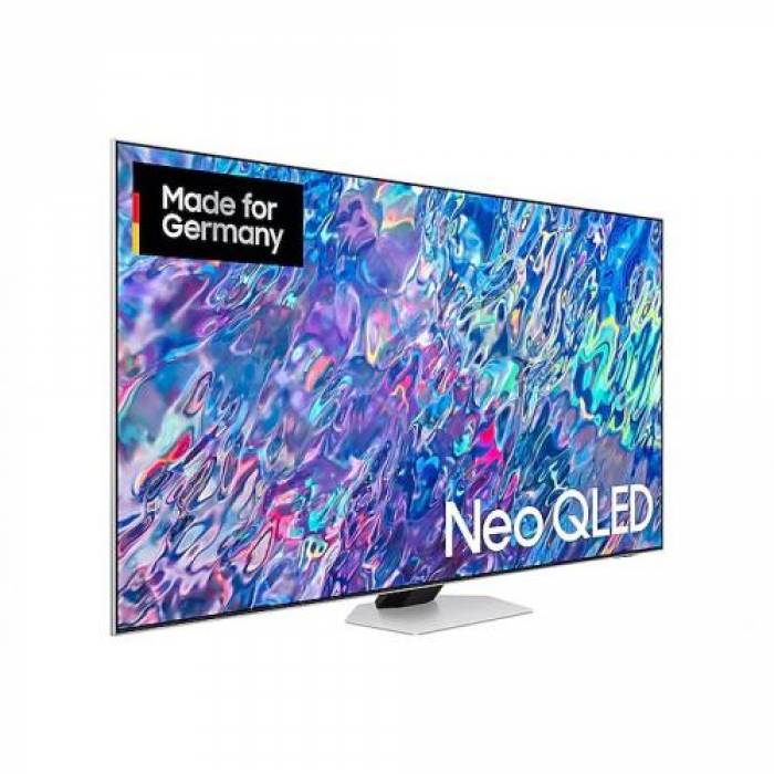 Televizor Neo QLED Samsung Smart QE55QN85BA Seria QN85BA, 55inch, Ultra HD 4K, Siver - Black