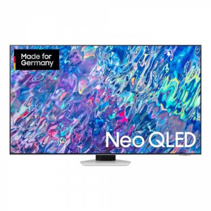 Televizor Neo QLED Samsung Smart QE55QN85BA Seria QN85BA, 55inch, Ultra HD 4K, Siver - Black