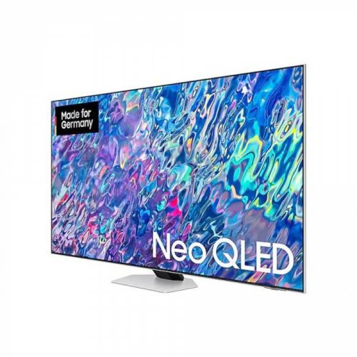 Televizor Neo QLED Samsung Smart QE55QN85BA Seria QN85BA, 55inch, Ultra HD 4K, Siver - Black