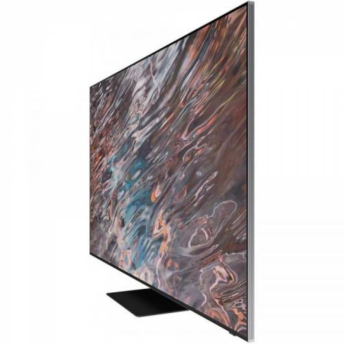 Televizor Neo QLED Samsung Smart QE65QN800A Seria QN800A, 65inch, Ultra HD 8K, Stainless Steel