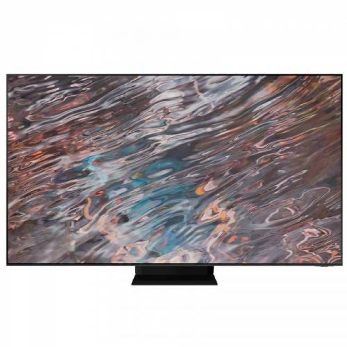 Televizor Neo QLED Samsung Smart QE65QN800A Seria QN800A, 65inch, Ultra HD 8K, Stainless Steel