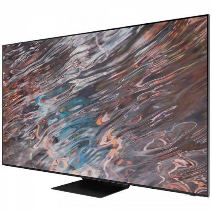 Televizor Neo QLED Samsung Smart QE65QN800A Seria QN800A, 65inch, Ultra HD 8K, Stainless Steel