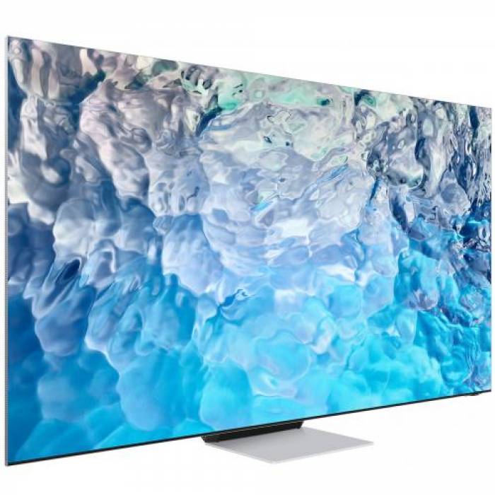 Televizor Neo QLED Samsung Smart QE65QN900B Seria QN900B, 65inch, Ultra HD 8K, Stainless Steel