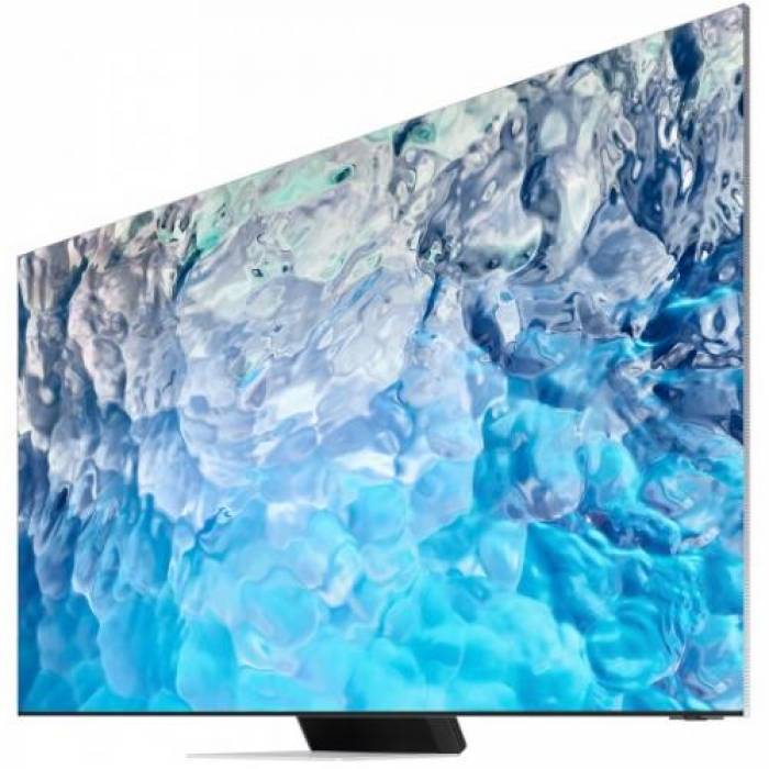 Televizor Neo QLED Samsung Smart QE65QN900B Seria QN900B, 65inch, Ultra HD 8K, Stainless Steel