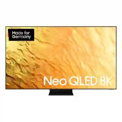 Televizor Neo QLED Samsung Smart QE75QN800B Seria QN800B, 75inch, Ultra HD 8K, Stainless Steel