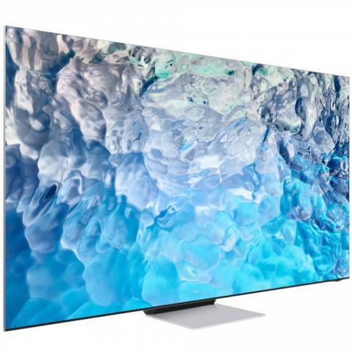 Televizor Neo QLED Samsung Smart QE75QN900B Seria QN900B, 75inch, Ultra HD 8K, Stainless Steel