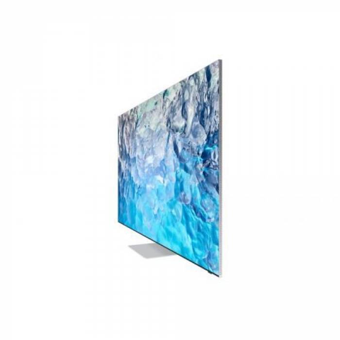 Televizor Neo QLED Samsung Smart QE75QN900B Seria QN900B, 75inch, Ultra HD 8K, Stainless Steel