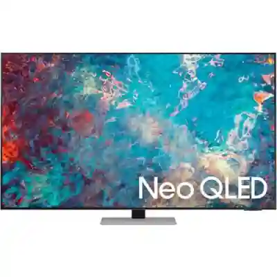 Televizor Neo QLED Samsung Smart QE85QN85A Seria QN85A, 85inch, Ultra HD 4K, Silver