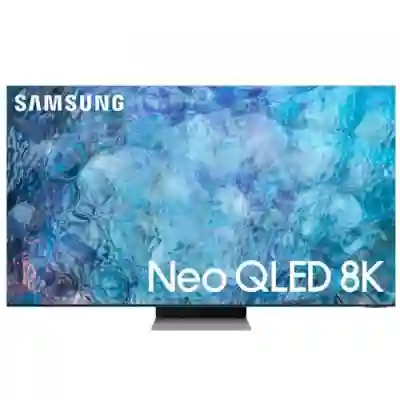 Televizor Neo QLED Samsung Smart QE85QN900A Seria QN900A, 85inch, Ultra HD 8K, Stainless Steel