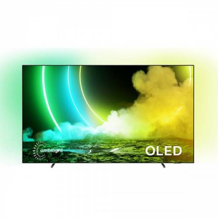 Televizor OLED Philips Smart Android 65OLED705 Seria 705, 65inch, Ultra HD, Grey