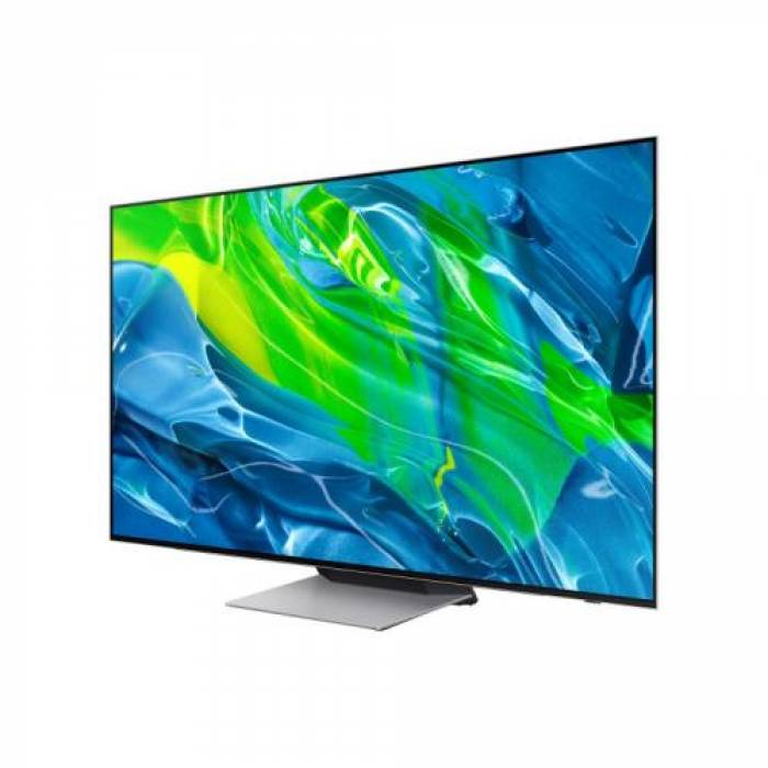 Televizor OLED Samsung Smart QE55S95BA Seria S95BA, 55inch, Ultra HD 4K, Eclipse Silver