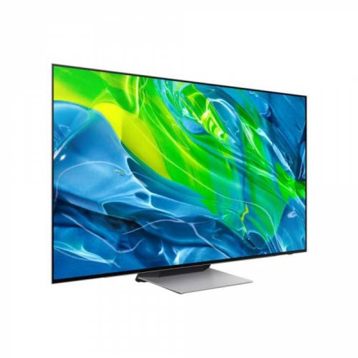 Televizor OLED Samsung Smart QE55S95BA Seria S95BA, 55inch, Ultra HD 4K, Eclipse Silver