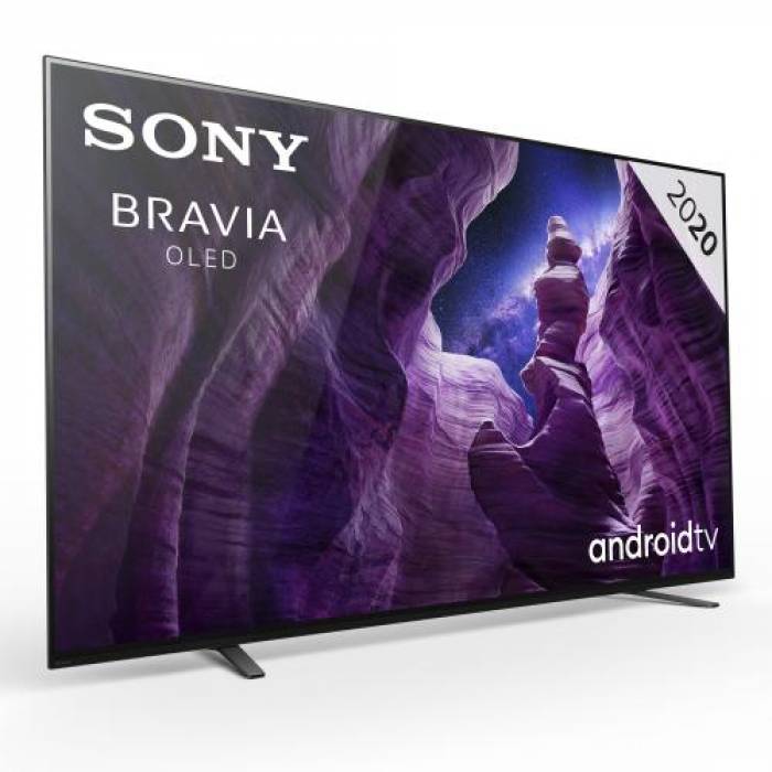 Televizor OLED Sony Smart BRAVIA KD-65A8 Seria A8, 65inch, Ultra HD 4K, Black