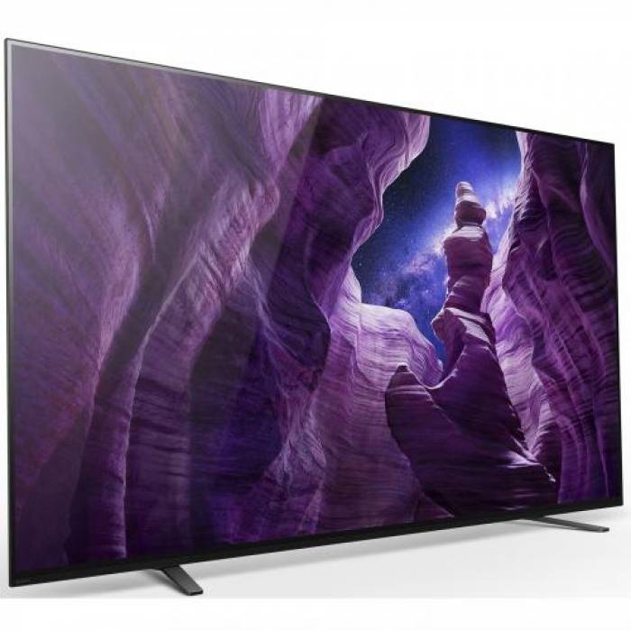 Televizor OLED Sony Smart BRAVIA KD-65A8 Seria A8, 65inch, Ultra HD 4K, Black